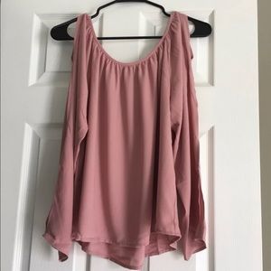 F21 Cutout Sleeve Blouse
